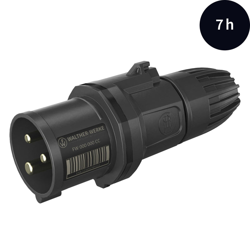 Walther Werke - CEE-Stecker (IEC 60309) CEE NEO Stecker FW211307CC 16A 3P 7h IP54 − 10 Stück