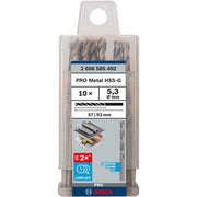 Bosch - Bohrer PRO Metal HSS-G 2608585492 Spiralbohrer 5,3 x