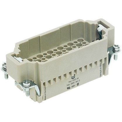 Harting - Kontakteinsatz für Rechtecksteckverbinder Kontakteinsatz 09162723001 Crimpanschluss, St