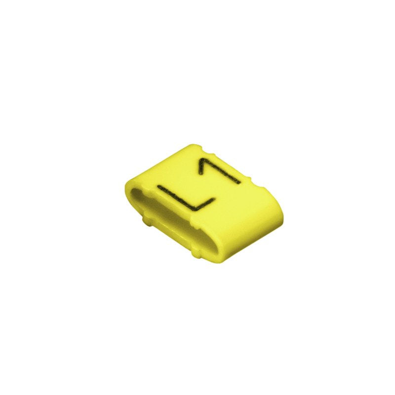 Weidmüller - Kabelmarkierungssystem Kabelmarkierer CLI M2-6 GE/SW L2 MP 6x11,3mm,weich,gelb − 100 Stück