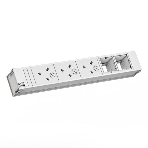 Bachmann - Mehrfachsteckdose Steckdosenleiste CONI 912.719 4xUK 45° 2xCM 0,2mGS