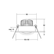 Brumberg Leuchten - Downlight/Strahler/Flutlicht LED-Einbaustrahler 230V 41444643
