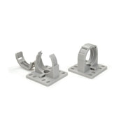 HellermannTyton - Rohrschelle IWS-Wellrohrhalter CTCC-IWS50-MB65-GY20 schraubbar, grau − 20 Stück