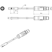 Ipf Electronic - Magnetischer Näherungsschalter Sensor Magnetisch MZA70176 Zylinder, 6,2mm T − 1 Stück