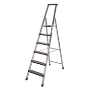 ILLER-LEITER - Stufenleiter Stufenstehleiter Alu elox. 48207 einseit.begehb. 7St