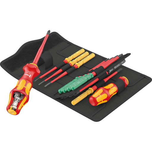 Wera - Werkzeugset Kraftform Kompakt Turbo 05006640001 Tool Finder, 16-tlg
