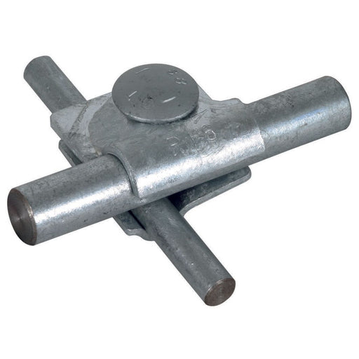 DEHN - Verbinder für Blitzschutz MV-Klemme MVK81016FRM10X40STTZ St/tZn f. Rd 8-10/16