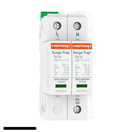 Mersen - Überspannungsableiter für Energietechnik/Stromversorgung Überspg.-Ableiter Typ 2+3 STPT23-20K150V-2PM 20kA Uc150V 2+0 TNS