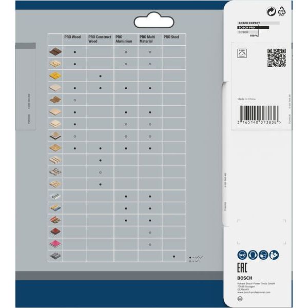 Bosch - Kreissägeblatt PRO Construct Wood 2608641201 Kreissägeblatt 190 x