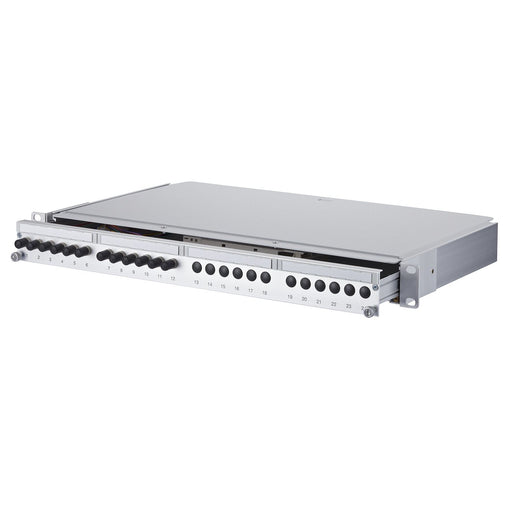 Metz Connect - Patchpanel LWL LWL-Patchfeld OpDAT PA 1502250112-E 12xST OM3 bestückt