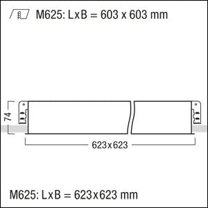 Zumtobel Group - Decken-/Wandleuchte LED-Deckeneinbauleuchte MIRL NIV #42186295 3000K