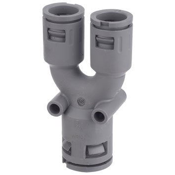 Flexa - Verbinder für Wellschläuche Kunststoffverschraubungen 5.020.032.003 grau AD1-15,8