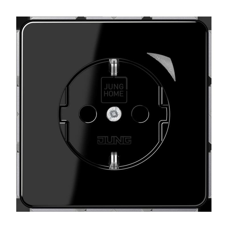 Jung - Steckdose SCHUKO Steckdose 16 A 250V BT CD 1521 SE SW m. Berührungsschutz