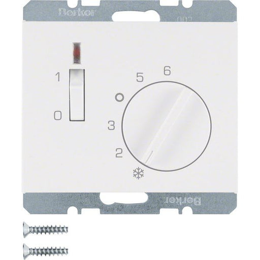 Berker - Raumthermostat Raumtemperaturregler 24 V 20317109 mit Öffner, Zentrals