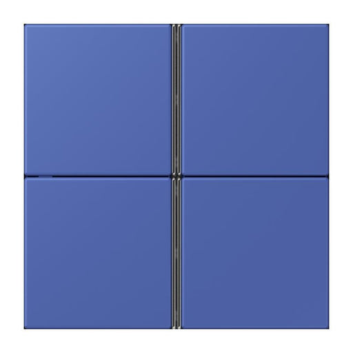 Jung - Abdeckung/Bedienelement für Installationsschalterprogramme Tastensatz 4fach LC 404 TSA 206 bleu outremer 31