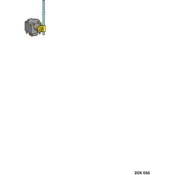 Telemechanique Sensors - Antriebskopf für Positionsschalter/Scharnierschalter Kopf m.Stange ZCKD55 GF D=3
