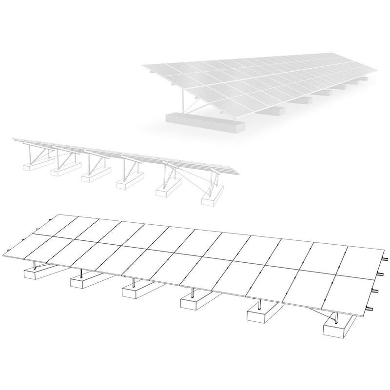 K2 - Photovoltaik-Montagesystem N-Rack 2.20 CS Kit 2004656