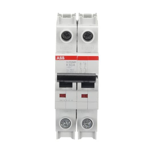 ABB Stotz S&J - Leitungsschutzschalter Sicherungsautomat S202MR-K60 10kA, 60A, 2P, RTT