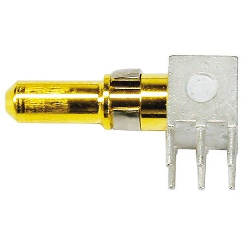 Harting - Kontakt für Industriesteckverbinder Einlötkontakt gewinkelt 09030006128 Kupferlegierung 40A − 30 Stück