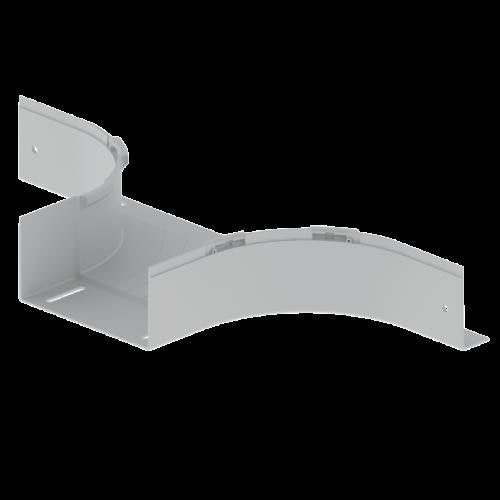 Unex - T-Stück für Kabelrinne T-Abzweiger 66248 lichtgrau, 100x200mm − 2 Stück