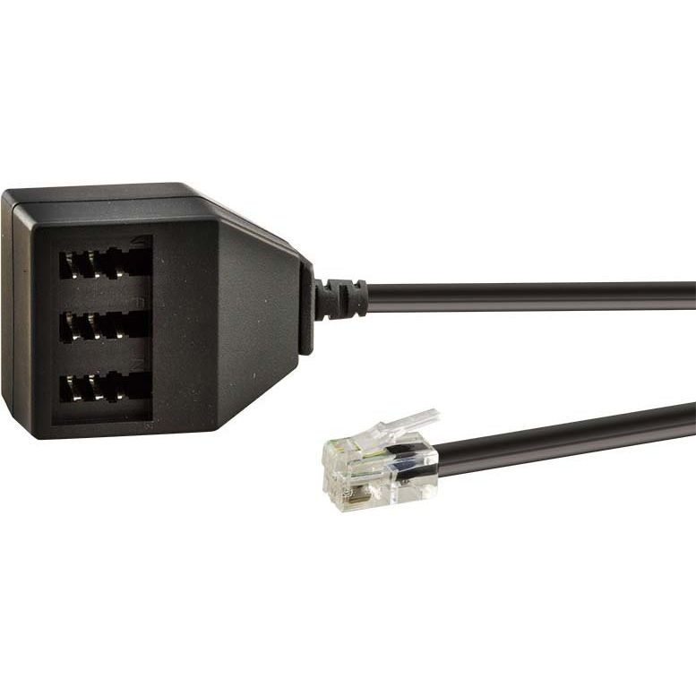 E+P Elektrik - Kommunikationstechnik-Adapter Western-Adapter T 119/02 0,2m,IEC/Siemens-N