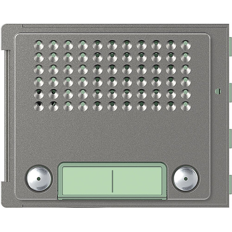 Legrand (BT) - Abdeckrahmen Frontblende Basis 2-reihig 351045 Robur, 2 Ruftasten