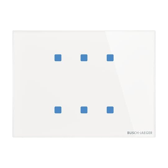 Busch-Jaeger - Bussystem-Tastsensor Touch-Bedienelement TB/U6.8.11-CG 6-fach