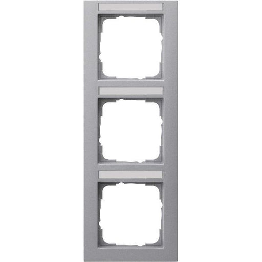 Gira - Abdeckrahmen 3f. Alu 110325 senkrecht,bruchsi