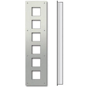 TCS Tür Control - Montageelement für Türstation Frontplatte UP ZAU2006-0030 für 6 AMI-Module