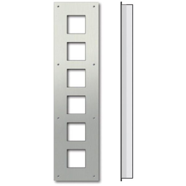 TCS Tür Control - Montageelement für Türstation Frontplatte UP ZAU2006-0030 für 6 AMI-Module