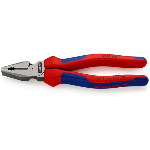 Knipex - Kombizange Kraft-Kombizange 02 200 schwarz, 200mm