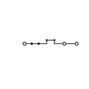 WAGO - Durchgangs-Reihenklemme 3-Leiter-Durchgangsklemme 2002-1701 2,5mm² grau − 50 Stück