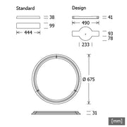 LTS Licht&Leuchten - Pendelleuchte LED-Pendelleuchte APP 20.5030.1.1DA sw 3000K DALI schwarz