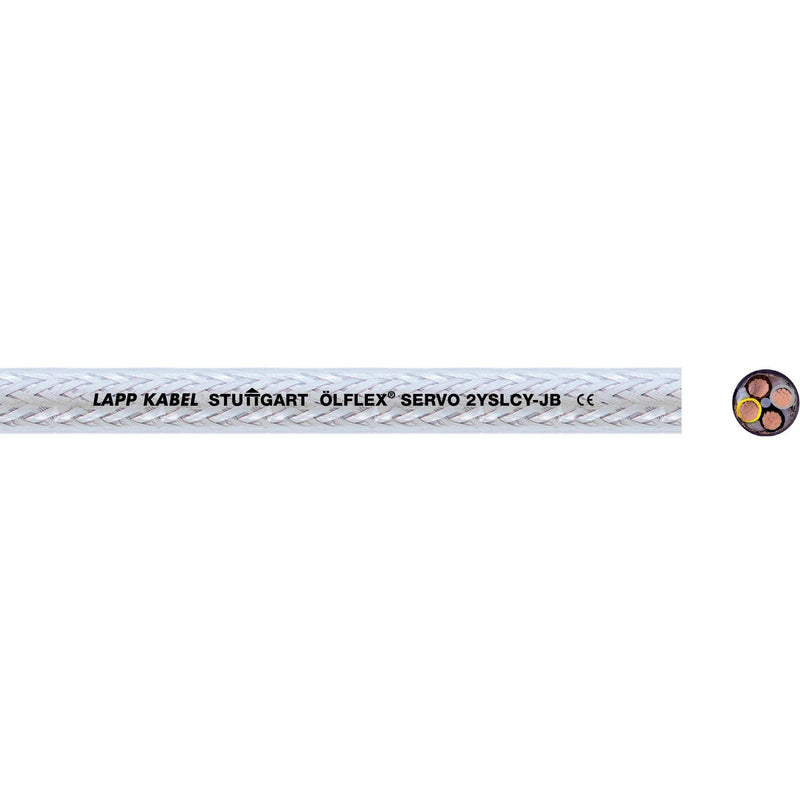Lapp Kabel&Leitung - Energiekabel >= 1 kV, für ortsveränderlichen Einsatz ÖLFLEX SERVO 2YSLCY-JB BK 1136451 4G2,5