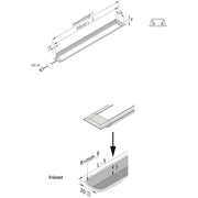 Hera - Decken - /Wandleuchte LED Einbauleuchte LED IN - #61002550203 nw