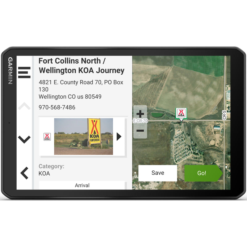 Garmin - Navigationssystem Navigationssystem Camper 895#02748-10 8-Zoll,GPS