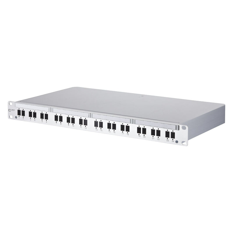 Metz Connect - Frontpanel/Patchpanel leer (Schaltschrank) LWL-Box leer 1502007300-E 24xLC-D/SC-S/E2000