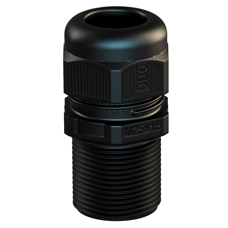 OBO Bettermann - Kabelverschraubung V-TEC VM LL25 SW 24mm, M25, PA − 25 Stück