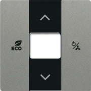 Busch-Jaeger - Bussystem-Tastwippe Zentralscheibe grau/met 6236-803