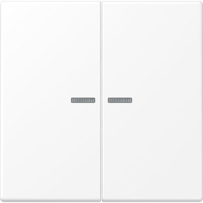 Jung - Abdeckung/Bedienelement für Installationsschalterprogramme Wippe LS 995 KO5 WWM f.Serienschalter KO