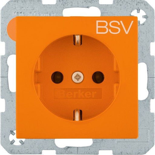 Berker - Steckdose Schuko 47238917 Aufdr.BSV,S.1 gl. or