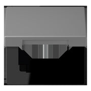 Jung - Abdeckrahmen Klappdeckel m. Stellfeder LC 990 BFKL 203 gris 31