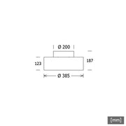 LTS Licht&Leuchten - Decken-/Wandleuchte LED-Anbauleuchte PLL 26.385 #640114 PLL 830 DALI ws