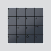 Siedle&Söhne - Funktionsmodul für Türkommunikation Codeschloss-Modul COM 611-02 AG anthrazitgrau