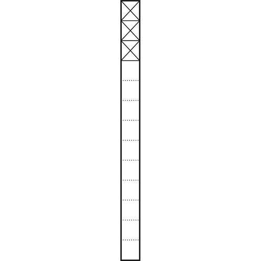 Siedle&Söhne - Kommunikations-Säule Kommunikations-Stele KSF 613-3 W 1,3m weiss 3Mod