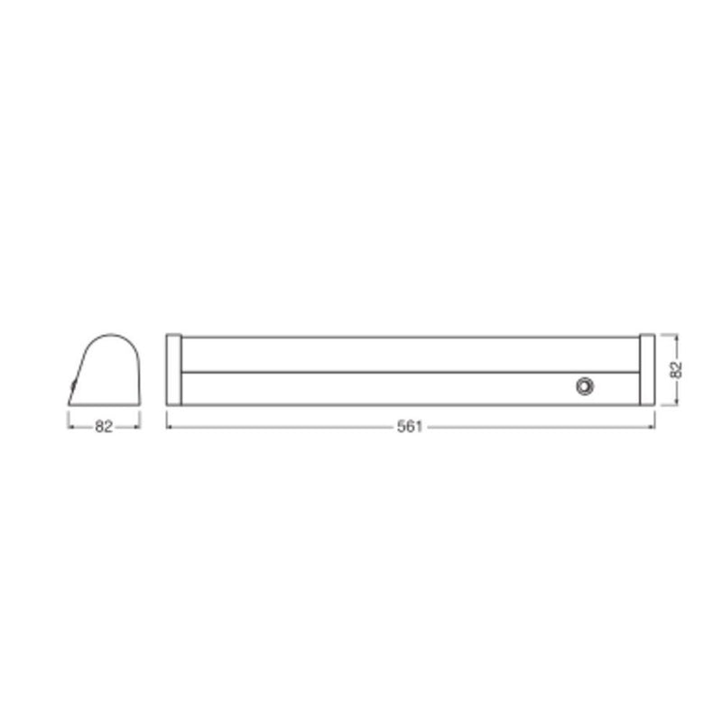 Ledvance - Decken-/Wandleuchte LED-Leuchte 60cm LN MR #4099854401831 840, Schalter