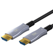 Goobay - Konfektioniertes A/V-Kabel HDMI Kabel HighSpeed 65565 Optical Hybr,100m,sw