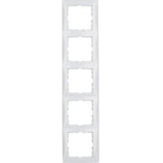 Berker - Abdeckrahmen Rahmen 5f. pws/gl 10158989