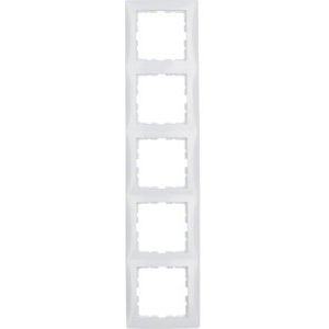 Berker - Abdeckrahmen Rahmen 5f. pws/gl 10158989