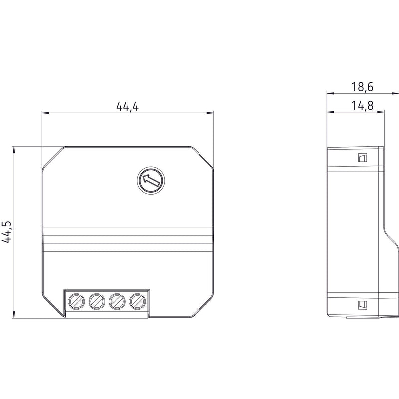 Theben - Dimmer UP-Universaldimmer DIMAX 545 plus P APPbedienung,Zeitfk. − 1 Stück